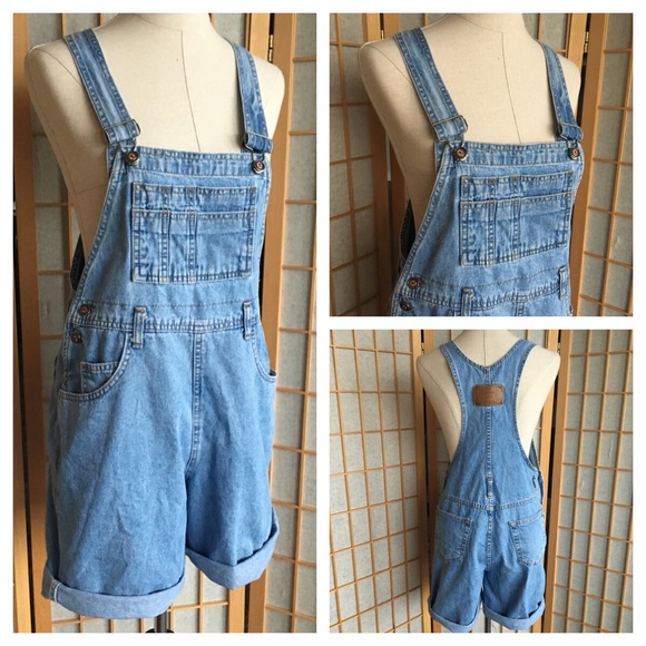 Moda International Pants - Moda INTL Light Wash Overalls SZ M